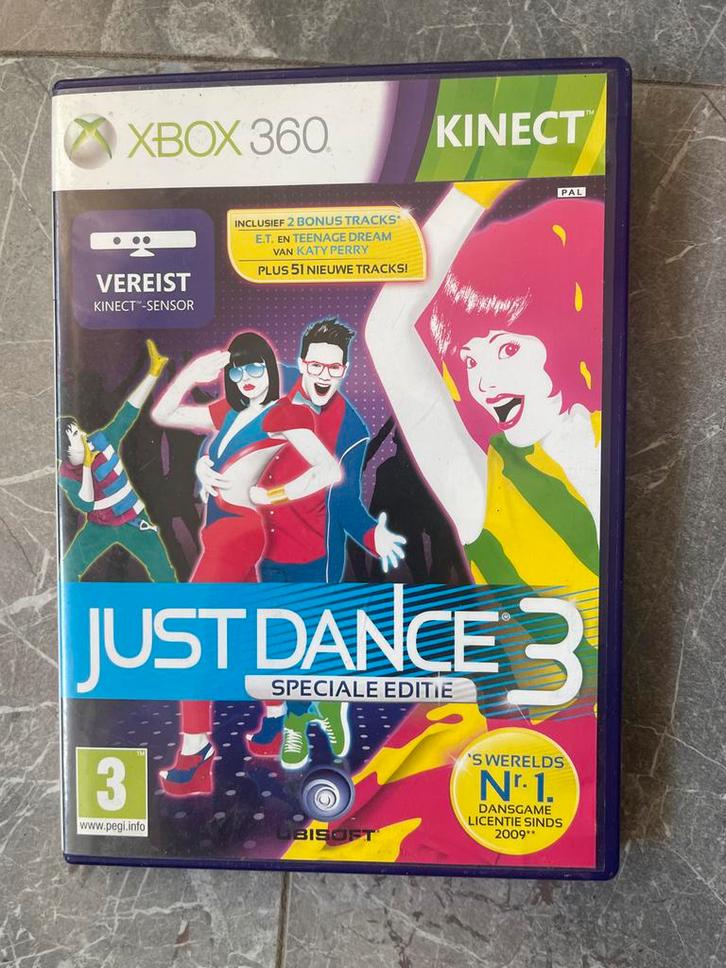 Just Dance 3 Speciale Editie Xbox 360 Kinect, Spelcomputers en Games, Games | Xbox 360, Gebruikt, Overige genres, 3 spelers of meer