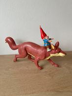 David de Kabouter op Vos Beeldje - Uniek Decoratiestuk, Verzamelen, Poppetjes en Figuurtjes, Gebruikt, Ophalen of Verzenden, BRB