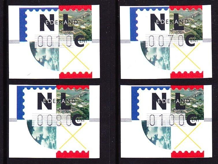 Nederland Automatstroken postfris Frama 1996-2000, Ophalen of Verzenden, Na 1940, Postfris