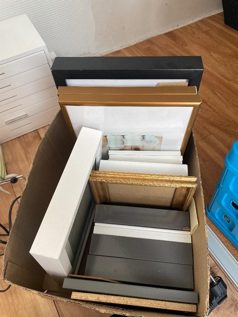 Set 17 fotolijstjes, Ophalen of Verzenden, Gebruikt