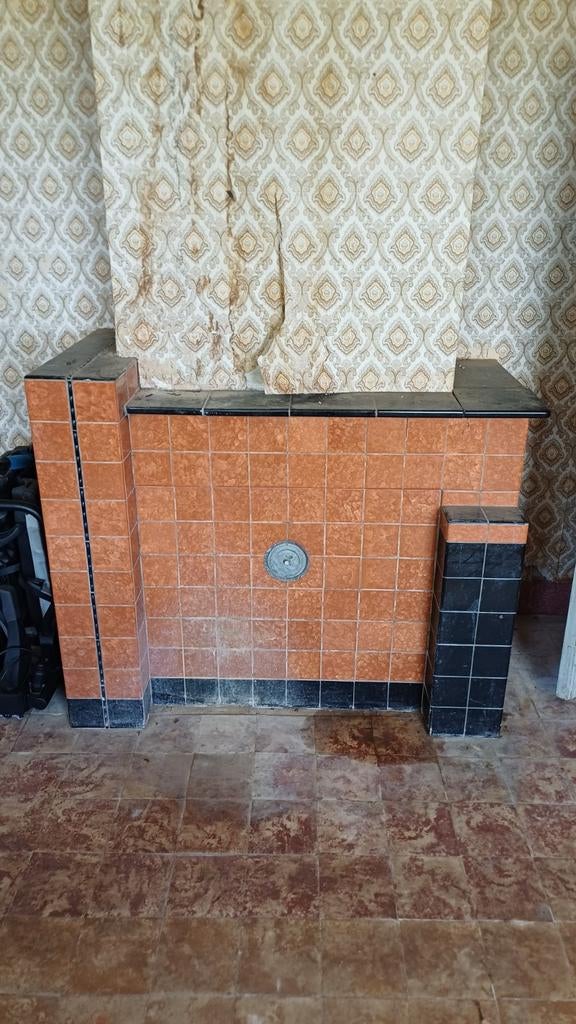Retro tegels - Amsterdamse School stijl, Doe-het-zelf en Verbouw, Tegels, Ophalen, Gebruikt, Minder dan 20 cm, Minder dan 20 cm