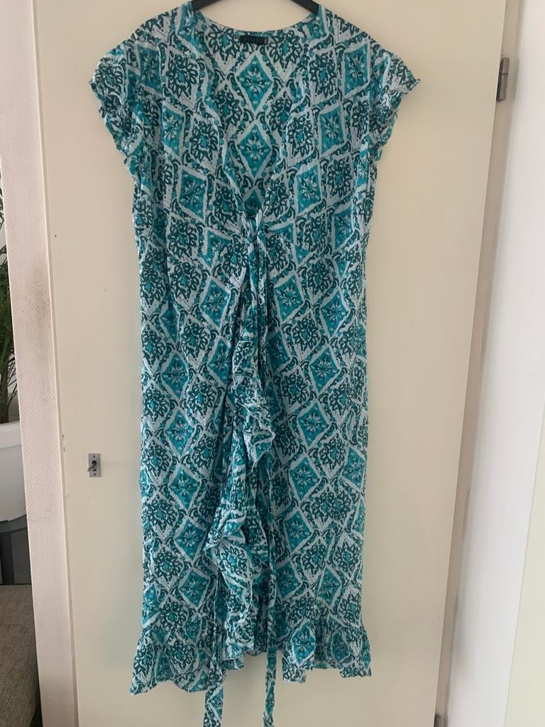 Bindi overslag jurk maat XXL, Ophalen of Verzenden, Zo goed als nieuw, Blauw, Jurk