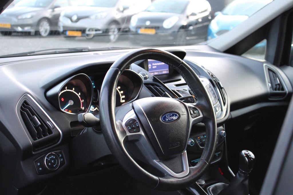 Ford B-Max 1.0 EcoBoost Titanium/NAVI/CAMERA/NW APK, Voorwielaandrijving, Euro 5, Gebruikt, Zwart