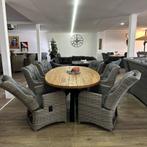 Tuinset Teaktafel 240cm + 6 Tuinstoelen 2 Verstelbaar!  ZGAN, Tuin en Terras, Zenq, Verzenden, ., Zo goed als nieuw