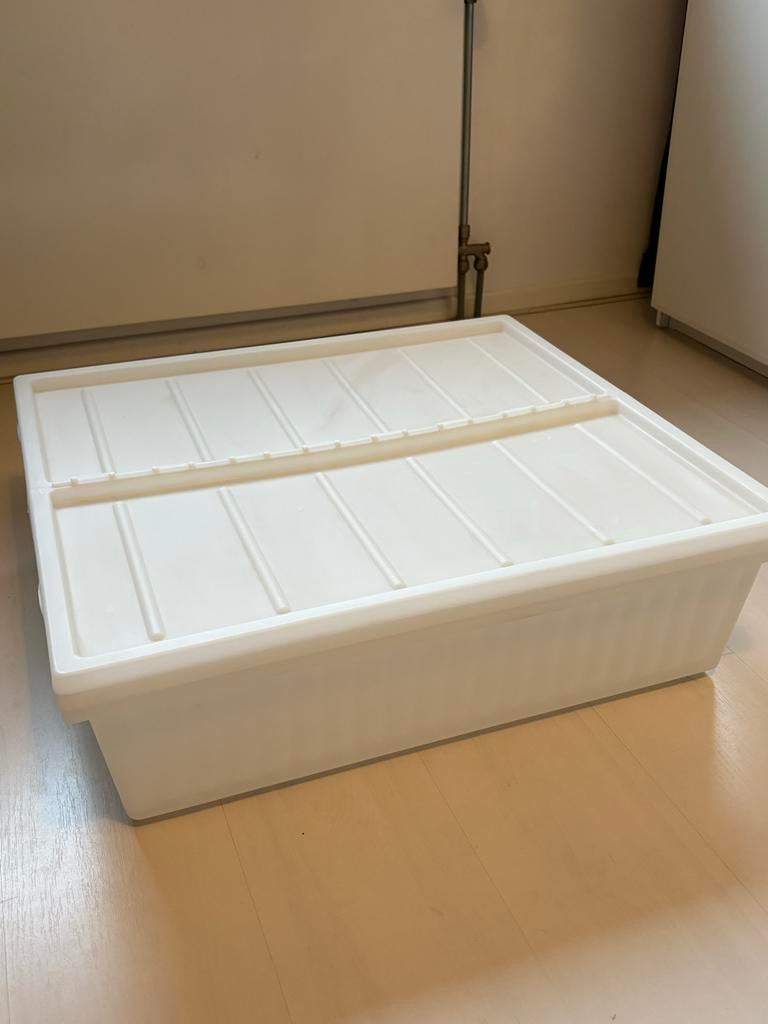 GIMSE opbergbox met deksel 2x, Ophalen, Kunststof, Gebruikt, 50 tot 100 cm