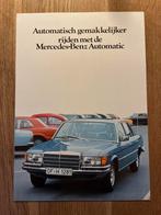 Mercedes-Benz Automatic brochure 8/78 oa W116 W123, Ophalen of Verzenden, Zo goed als nieuw, Mercedes
