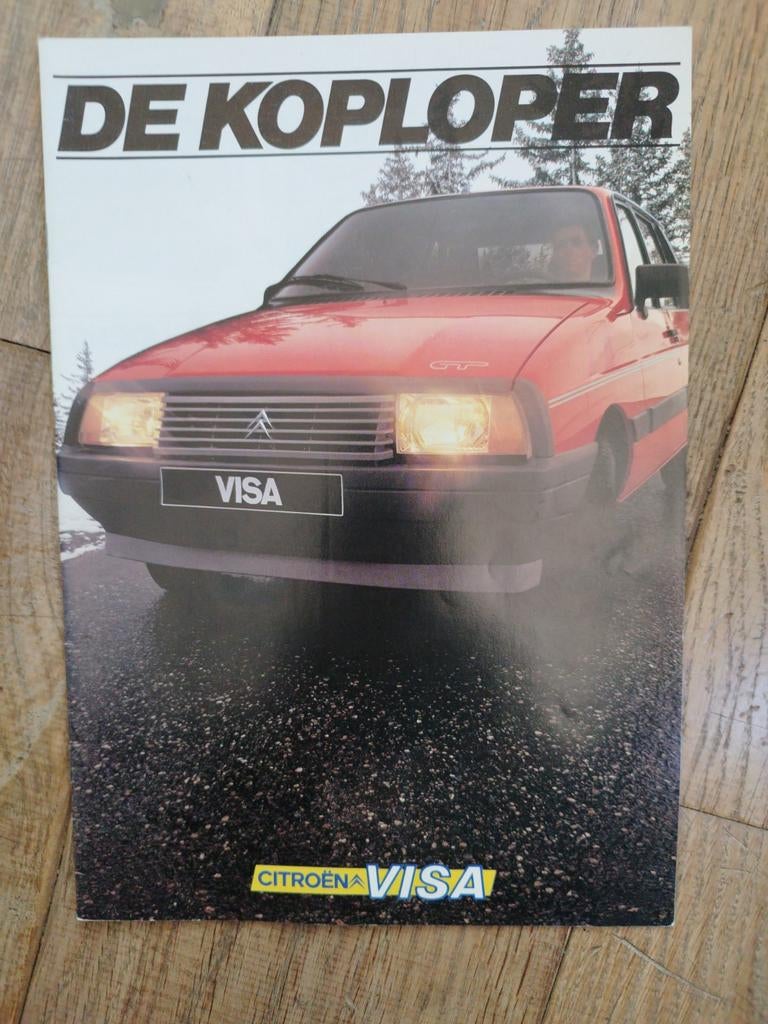 Citroën Visa folder uit 1983, Ophalen of Verzenden, Zo goed als nieuw, Citroën, Citroën