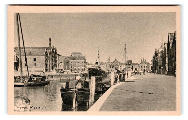 Maassluis, Haven, Verzamelen, Ansichtkaarten | Nederland, Ongelopen, Zuid-Holland, 1940 tot 1960, Verzenden