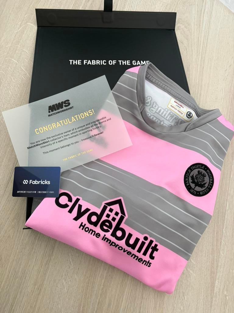 Patrick Thistle 23/24 matchworn match worn Alston, Ophalen of Verzenden, Zo goed als nieuw, Shirt