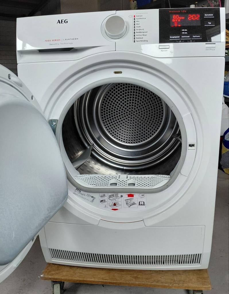 AEG wamtepompdroger, Ophalen, 6 tot 8 kg, Gebruikt, Overige typen