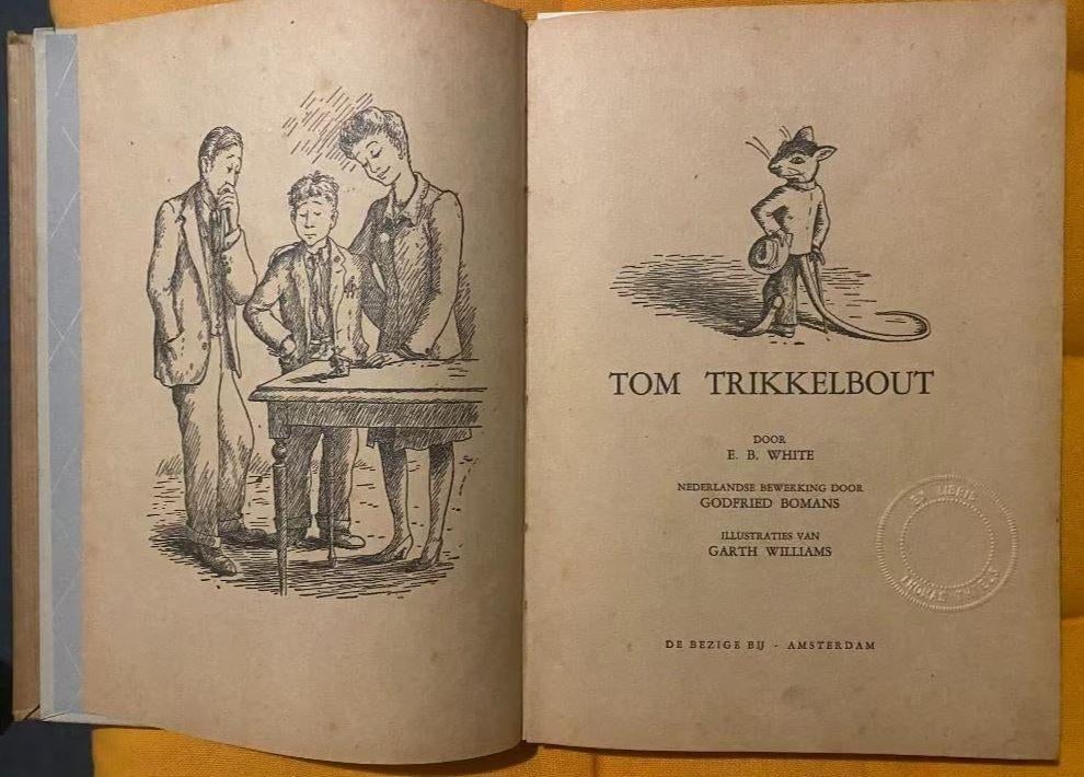 Tom Trikkelbout (Stuart Little), Ophalen of Verzenden, Gelezen, E. B. White