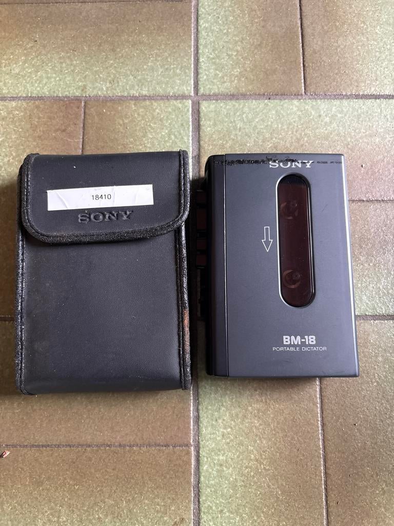 Sony BM-18 portable dictafoon, Audio, Tv en Foto, Walkmans, Discmans en Minidiscspelers, Ophalen of Verzenden, Overige typen
