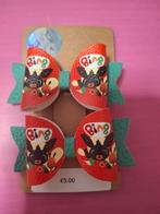 Nieuw handgemaakt: Bing Konijn haarstrikjes (set van 2), Ophalen of Verzenden, Nieuw, Handgemaakt