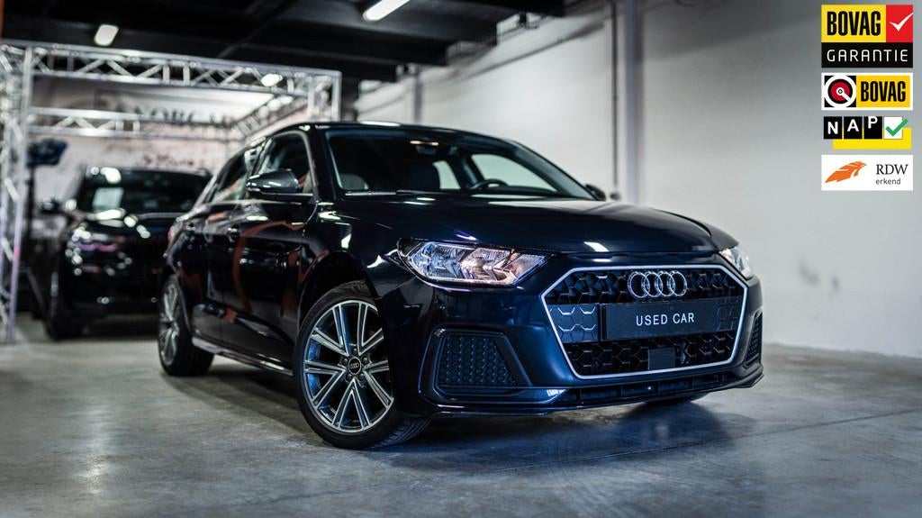 Audi A1 Sportback 25 TFSI epic|NAP|Virtual Cockpit|Cruise|Sp, Stof, 95 pk, Blauw, 49 €/maand