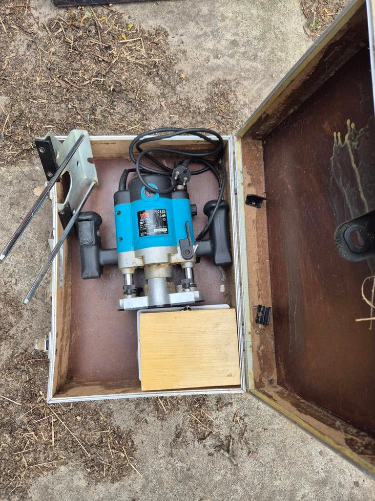 Bovenfrees Top Craft TBF-1200, Doe-het-zelf en Verbouw, Ophalen, Elektrisch, Bovenfrees