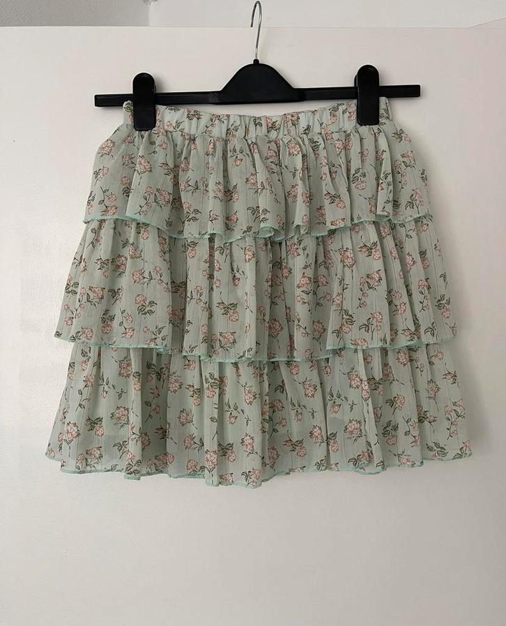 Bloemenrokje - vintage dressing - maat M/L, Kleding | Dames, Rokken, Zo goed als nieuw, Maat 38/40 (M), Overige kleuren, Boven de knie
