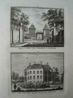 281-282 / Oestgeest Huis Huis Oud Poelgeest Kopergravure, Ophalen of Verzenden