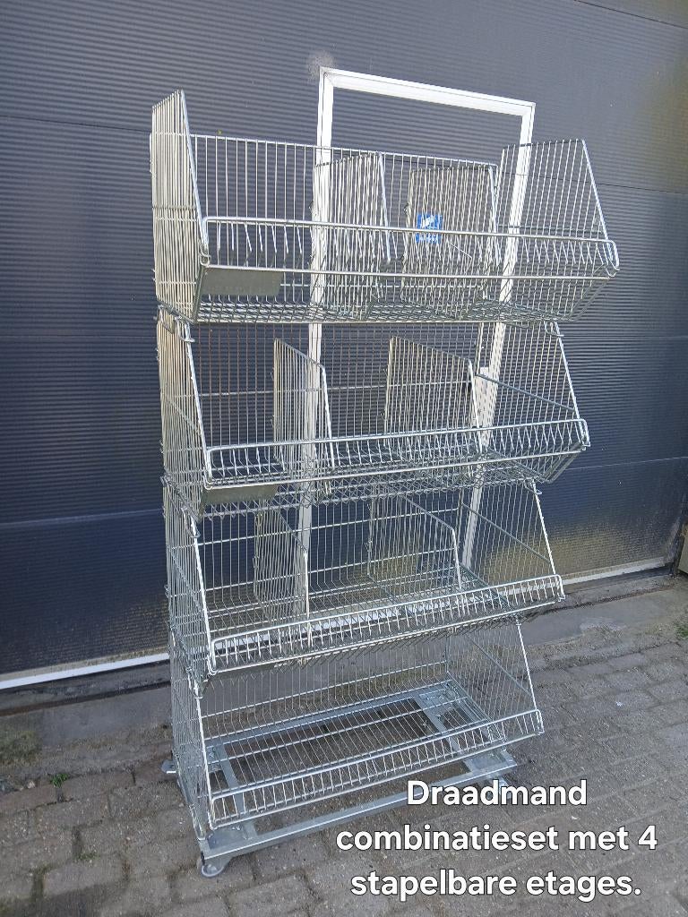 Draadmand, stelling, vakkenkast, winkeldisplay, Ophalen