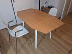 IKEA PS 2012 klapbare eettafel met stoelen, Gebruikt, Overige houtsoorten, 100 tot 150 cm, Modern, Scandinavisch, Praktisch