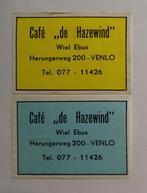 Café   DE HAZEWIND   Herungerweg     VENLO, Verzenden, Zo goed als nieuw, Luciferdoosjes of -merken