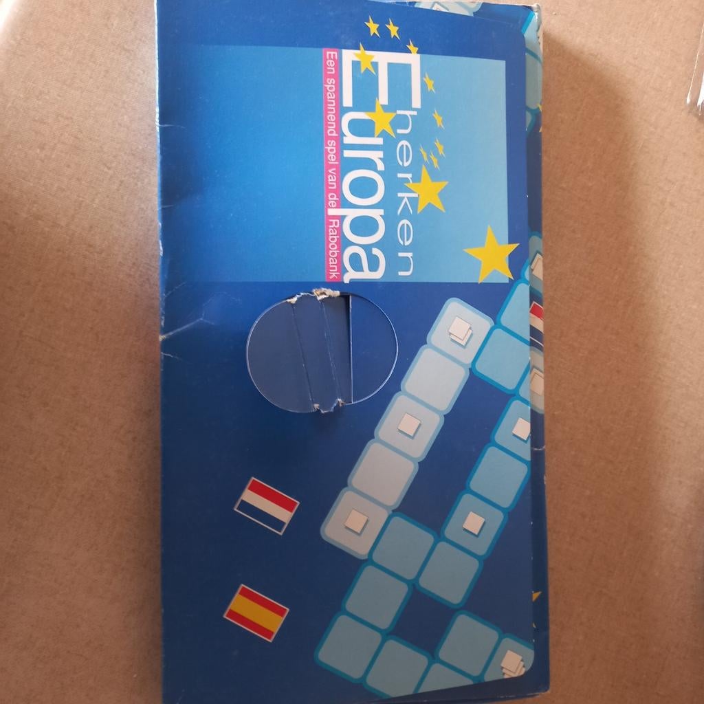 Europa Herkennen Spel - Rabobank Editie, Hobby en Vrije tijd, Gezelschapsspellen | Bordspellen, Vijf spelers of meer, Ophalen of Verzenden
