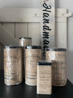 Nostalgische Blikken Set - Handmade Vintage Design, Ophalen