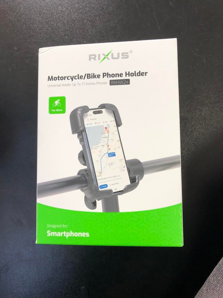 Rixus Universele Telefoonhouder voor Motor/Fiets (RXHW24), Ophalen, Vg, Nieuw, Cv