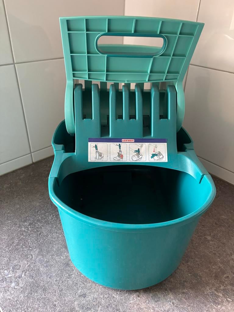 Leifheit dweilemmer met pers, Huis en Inrichting, Schoonmaakartikelen, Dweilemmer, -bak, of -wagen, Ophalen