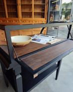 Prachtige zwarte winkelvitrine | Museumkast #2164, Niet ingevuld, Metaal, Gebruikt, 100 tot 150 cm