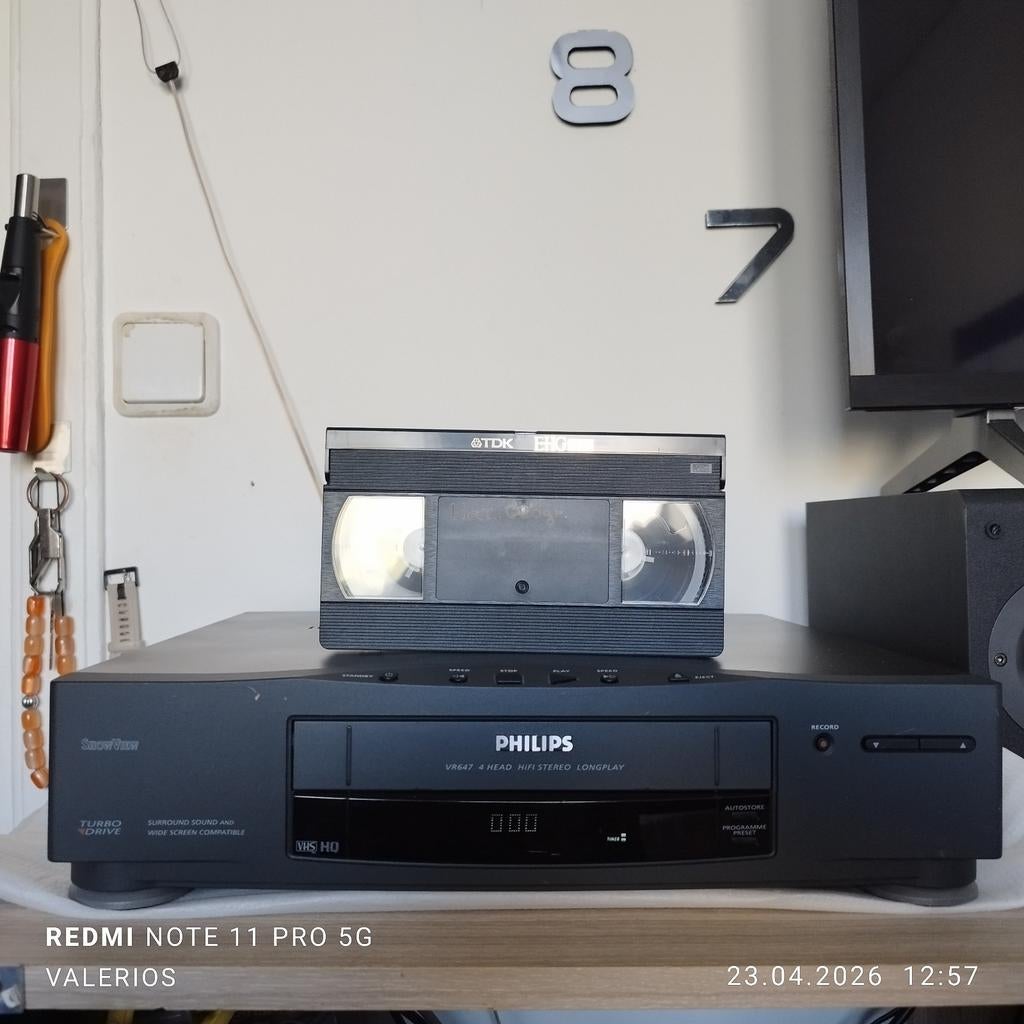 PHILIPS VHS VIDEO Recorder VR-647 ., Ophalen of Verzenden, Gebruikt