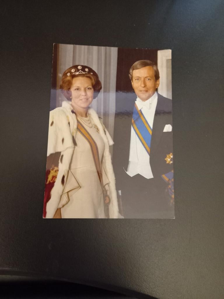 Beatrix  en Claus. Foto Max Koot. Ongelopen, Verzamelen, Verzenden, Nieuw, Kaart, Foto of Prent