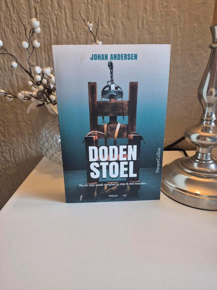 Dodelijk spannend: Dodenstoel van Johan Andersen, Boeken, Thrillers, Zo goed als nieuw, Nederland, Ophalen of Verzenden