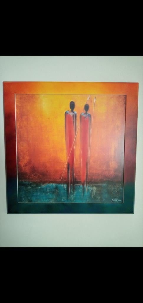 Tweeluik, Antiek en Kunst, Kunst | Schilderijen | Abstract, Ophalen