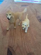 Schleich Golden Retriever  (Moeder & Pup), Ophalen of Verzenden, Gebruikt