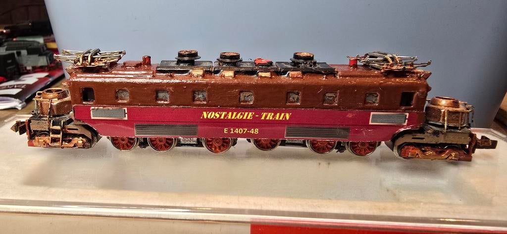 Kato n-spoor nostalgie fantasielok loop of sloop rijdt wel!, Hobby en Vrije tijd, Overige merken, Gebruikt, Ophalen of Verzenden