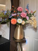 Een plaatje Pastel Zijden bloemen Lief in vaas Rondom Zijde, Ophalen of Verzenden, Nieuw