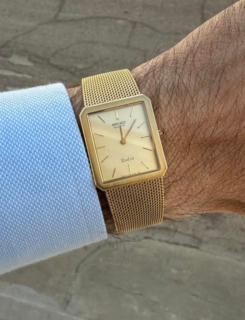 Seiko Dolce Vintage watch, Ophalen of Verzenden, Zo goed als nieuw, Staal, Seiko