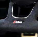 3x - Audi RS stuur logo 3D badge embleem sticker set nieuw, Ophalen of Verzenden, H, H, H