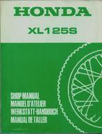 Honda XL125 S shop manual (4856z) motor, Motoren, Ophalen of Verzenden, Honda