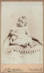 CDV - J. D. Matthieu - Ceintuurbaan 167 -Amsterdam, Gebruikt, Verzenden, Foto, Voor 1940