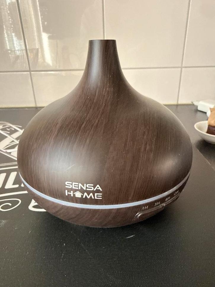 Sensa Home Aroma Diffuser - Houtnerf Design, Huis en Inrichting, Woonaccessoires | Overige, Zo goed als nieuw, Ophalen of Verzenden