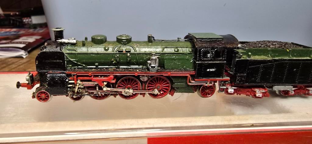 Arnold br18 fantasie stoomlok loop of sloop, rijdt goed., Hobby en Vrije tijd, Arnold, Gebruikt, Ophalen of Verzenden, Gelijkstroom