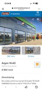 UNIEKBOX A3 te huur, 66 m² bedrijfsruimte werkplaats kantoor, Zakelijke goederen, Bedrijfs Onroerend goed, Huur, Bedrijfsruimte