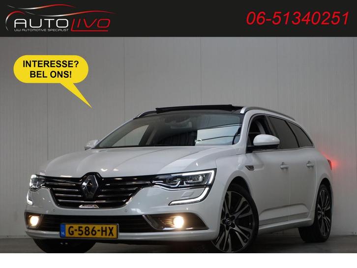 Renault Talisman Estate 1.6 TCe Initiale Paris 200 PK! AUTOM, Auto's, Renault, Bedrijf, Te koop, Talisman, ABS, Achteruitrijcamera
