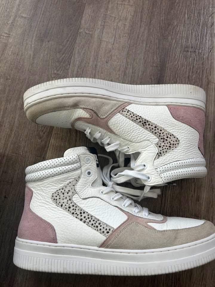 Maruti Footwear High-Top Sneakers Maat 42, Kleding | Dames, Schoenen, Ophalen of Verzenden, Zo goed als nieuw, Wit, Sneakers of Gympen