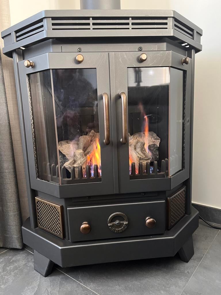 Barbas Miami gaskachel, Huis en Inrichting, Kachels, Ophalen, Gebruikt, Gas, Vrijstaand