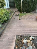 Gedemonteerde vlonderdelen/vlonderplanken, Tuin en Terras, Terrasdelen en Vlonders, Ophalen, Gebruikt, Composiet