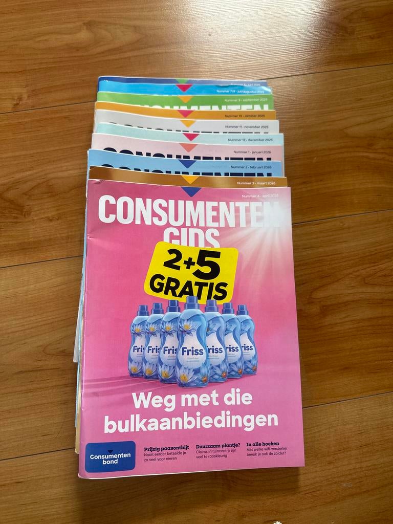 Consumentengids - 10 stuks, Ophalen of Verzenden, Gelezen, Overige typen