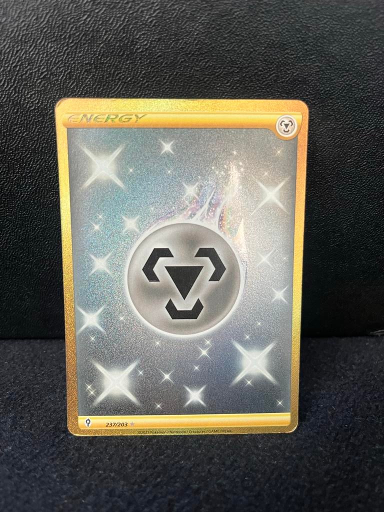 Metal Energy Pokémon kaart, Ophalen of Verzenden, Zo goed als nieuw, Losse kaart, Foil