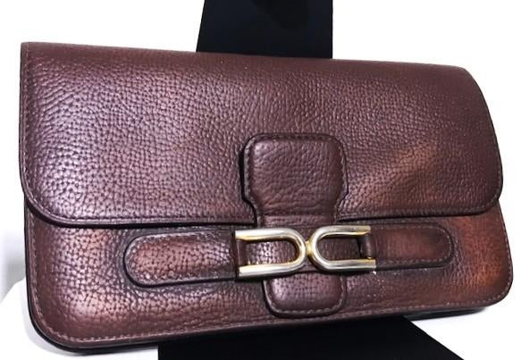 Delvaux Geldbeugel Portemonnee Escudo Vintage😍✨💑🎁🤗👌, Sieraden, Tassen en Uiterlijk, Overige merken, Gebruikt, Bruin, Ophalen of Verzenden